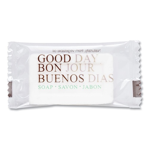 Hand Soaps | Good Day TP390050 Pleasant Scent 1.5 oz. Individually Wrapped Bar Soap (1000-Piece/Carton) image number 0