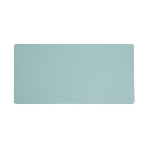 Desk Accessories & Office Organizers | Smead 64835 31.5 in. x 15.7 in. Vegan Leather Desk Pads - Light Blue image number 0