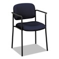 Office Chairs | HON HVL616.VA90 23.25 in. x 21 in. x 32.75 in. Fabric Upholstery Stacking Guest Chair with Arms - Navy image number 0