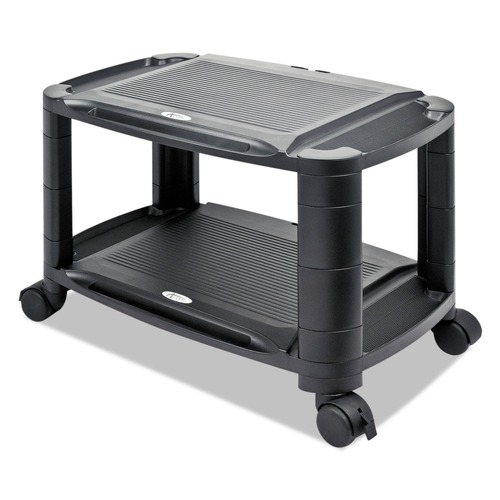 Utility Carts | Alera ALEU3N1BL 3-In-1 21.63 in. x 13.75 in. x 24.75 in. Storage Cart and Stand - Black/Gray image number 0
