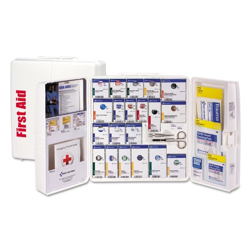 First Aid Only 90608 SmartCompliance First Aid Cabinet with Medications - Large (241-Piece) image number 0