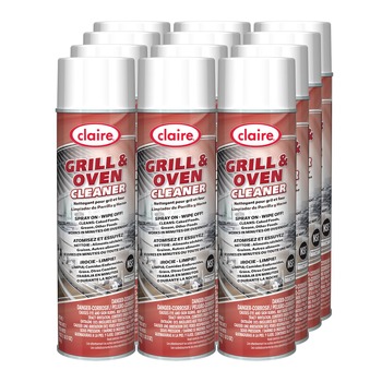 Claire 18 oz. Aerosol Spray Grill and Oven Cleaner (12/Carton)