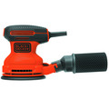 Random Orbital Sanders | Black & Decker BDERO100 120V 2 Amp Brushed 5 in. Corded Random Orbit Sander image number 1