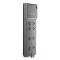  | Belkin BE108230-12 3390 J 8 AC Outlets 12 ft. Cord Home/Office Surge Protector - Dark Gray image number 0