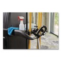 Cleaning Carts | Rubbermaid Commercial 2202571 Plastic Vacuum Holder for All Rubbermaid Commercial Full-Size and Compact Housekeeping Carts - Black (6/Carton) image number 2