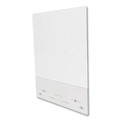 Desk Accessories & Office Organizers | Deflecto PBCMPC3138FB 31.5 in. x 38 in. Polycarbonate Mounting Safety Barrier with Full Shield and Brace - Clear (2/Carton) image number 0