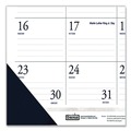 Calendars & Planners | House of Doolittle 155 22 in. x 17 in. 14-Month (July 2025 to Aug 2026) Recycled Academic Desk Pad Calendar - White/Blue image number 1
