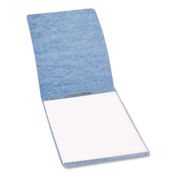 ACCO 8.5 in. x 11 in. 2 in. Capacity Two-Piece Prong Fastener Top Bound Report Cover with Tyvek Reinforced Hinge - Light Blue