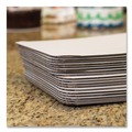 Food Trays, Containers, and Lids | SCT SCH 1149 10 in. x 14 in. 1/4 Sheet Single Wall Pad Paper Bakery Cake Pad - Bright White (100/Bundle) image number 2
