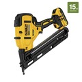 Clearance Center | Dewalt DCN650D1 20V MAX XR Brushless Lithium-Ion Cordless 15 Gauge Angled Finish Nailer Kit (2 Ah) image number 13