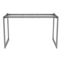 Office Desks & Workstations | Alera ALELSTB24GR Open Office Desk Series Adjustable O-Leg 24 in. Desk Base - Silver image number 4