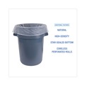 Office Jansan | Boardwalk Z8048VNKR01 40 in. x 48 in. 45 gal. 16 mic High Density Industrial Can Liners Coreless Rolls - Natural (250/Carton) image number 6