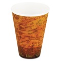 Food Trays, Containers, and Lids | Dart 12U16ESC 12 oz. Fusion Escape Foam Hot/Cold Cups - Brown/Black (1000/Carton) image number 1