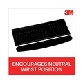 Office Jansan | 3M WR209MB Nonskid Base Antimicrobial Foam Keyboard Wrist Rest - Black image number 7