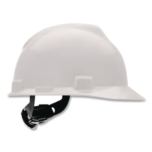  | MSA 477482 V-Gard Slotted Cap with Fas-Trac III Suspension - White image number 0
