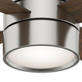 Ceiling Fans | Casablanca 59288 54 in. Bullet Brushed Nickel Ceiling Fan with Light and Wall Control image number 7