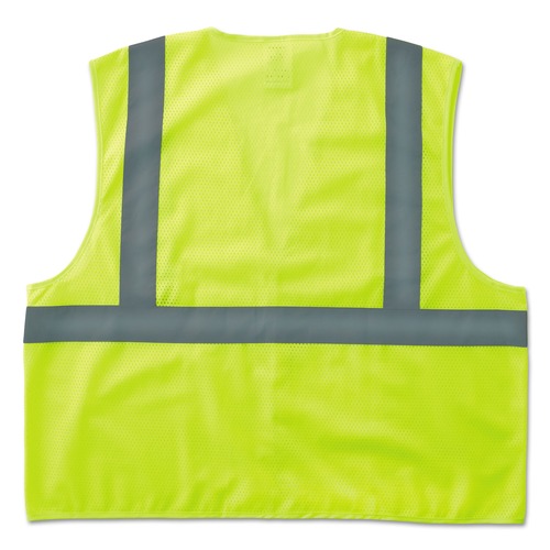 Safety Vests | Ergodyne 20977 GloWear 8205HL Type R Class 2 Super Econo Mesh Safety Vest - 2X-Large to 3X-Large/Lime image number 0