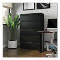  | Alera 25513 42 in. x 18.63 in. x 67.63 in. 5 Legal/Letter/A4/A5 Size Lateral File Drawers - Black image number 4