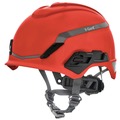  | MSA 10194792 V-Gard H1 Fas-Trac III Pivot Novent ANSI EN397 Safety Helmet - Red image number 0
