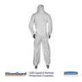 Bib Overalls | Ansell 38941 A35 Liquid and Particle Protection Coveralls - 2X-Large, White (25/Carton) image number 1