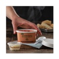 Food Service | Pactiv Corp. PHSC8ECDI EarthChoice 3 x 3 x 3 8 oz Paper Compostable Soup Cup - Brown (500/Carton) image number 4