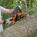 Black & Decker LCS1020 20V MAX Brushed Lithium-Ion 10 in. Cordless Chainsaw Kit (2 Ah) image number 8