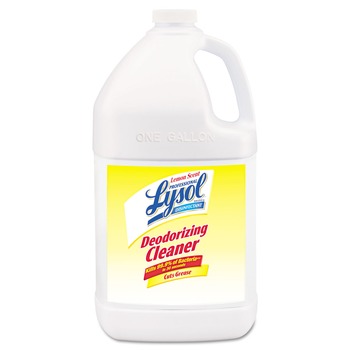Professional LYSOL Brand 1 Gallon Bottle Lemon Scent Disinfectant Deodorizing Cleaner Concentrate