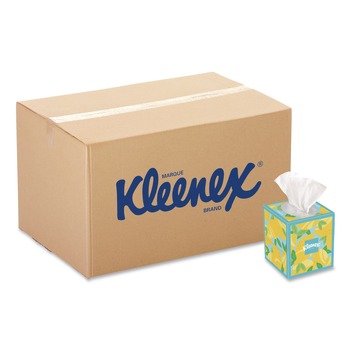 Kleenex Soothing Lotion 3-Ply Facial Tissue - White (1620/Carton)
