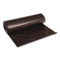 Trash Bags | Boardwalk X7658SKKK01 Reprocessed Resin Can Liners, 60 gal, 1.2 mil, 38 x 58, Black, 50 Rolls/Carton image number 3