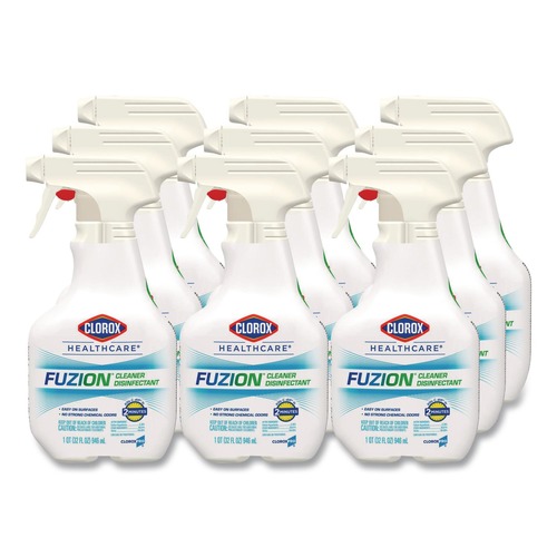 Clorox Healthcare 32 oz. Spray Bottle Unscented Fuzion Cleaner Disinfectant (9/Carton)