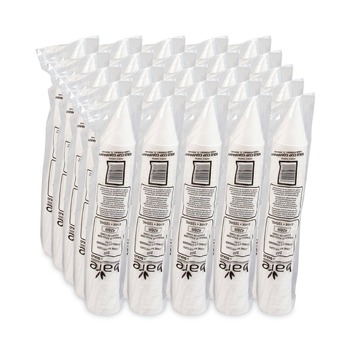 SOLO 4-1/4 oz. Bare Treated Paper Cone Water Cups - White (5000/Carton)