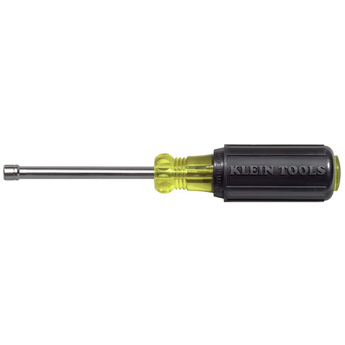 Nut Drivers | Klein Tools 630-4MM 4mm Nut Driver with 3 in. Hollow Shaft and Cushion Grip image number 0