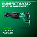 Reciprocating Saws | Metabo HPT CR36DAQ4M MultiVolt 36V Brushless 1-1/4 in. Cordless Reciprocating Saw with Orbital Action (Tool Only) image number 10
