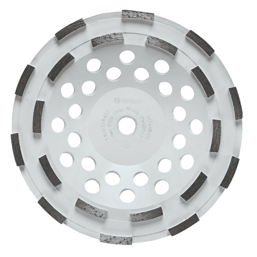 Grinding, Sanding, Polishing Accessories | Bosch DC710H 7 in. Double Row Diamond Cup Wheel image number 0