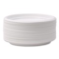 Bowls and Plates | Boardwalk BWKPLTHIPS6WH 6 in. Diameter Hi-Impact Plastic Dinnerware Plate - White (1000/Carton) image number 4