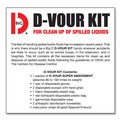 Bulk Savings Pricing 3 | Big D Industries 016900 D'vour Powder All Inclusive Clean-up Kit (6/Carton) image number 2