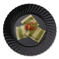 Bowls and Plates | WNA WNA CW6180BK Classicware 6 in. Plastic Plates - Black (18 Packs/Carton, 10/Pack) image number 2