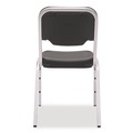  | Iceberg 64111 Rough n Ready 17.5 in. Seat Height Supports Up to 500 lbs. Stack Chair - Black Seat/Back/Base (4/Carton) image number 2