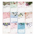 Bulletin Boards | Blueline C173122 12-Month (Jan to Dec): 2026 12 in. x 17 in. Floral Photography Romantic Wall Calendar - White/Multicolor Sheets image number 5