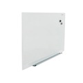 Office Jansan | Universal UNV43202 Frameless 36 in. x 24 in. Magnetic Glass Marker Board - White image number 2