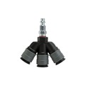 Air Conditioning Equipment | Freeman PPF3WAMU 3-Way Composite 1/4 in. Air Manifold with Universal Quick Connect Couplers image number 1