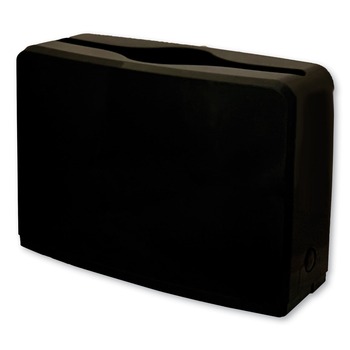 GEN 10.63 in. x 7.28 in. x 4.53 in. Countertop Folded Towel Dispenser - Black (1/Carton)