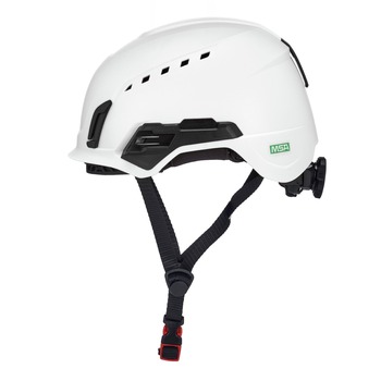 MSA 10242629 V-Gard H2 Vented Safety Helmet - White