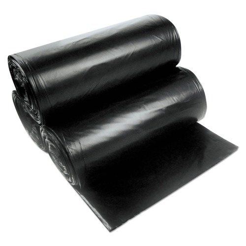 Trash Bags | AccuFit H5645PK R01 28 in. x 45 in. 23 gal. 1.3 mil Linear Low Density Can Liners with AccuFit Sizing - Black (200/Carton) image number 0