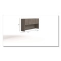 Office Filing Cabinets & Shelves | Alera AE1NNN-E723616P TOM 72 in. x 16 in. x 36 in. 4-Compartment Seville Hutch with Doors - Walnut image number 1