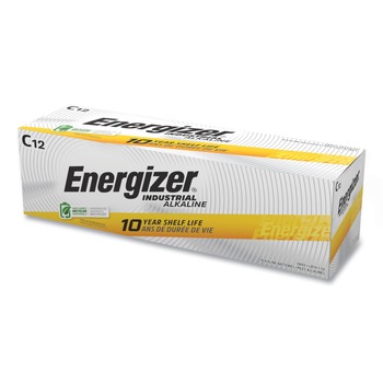 Energizer 1.5V Industrial Alkaline C Batteries (12/Box)