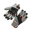 Work Gloves | Ergodyne 17042 ProFlex 710 Heavy-Duty Mechanics Gloves Gray Small Pair image number 0