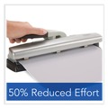  | Swingline 74030 20-Sheet LightTouch Desktop 2- to 7-Hole Punch 9/32 in. Holes - Silver/Black image number 2