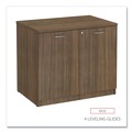  | Alera VA613622WA Valencia Series 34.13 in. x 22.78 in. x 29.5 in. Storage Cabinet - Modern Walnut image number 7