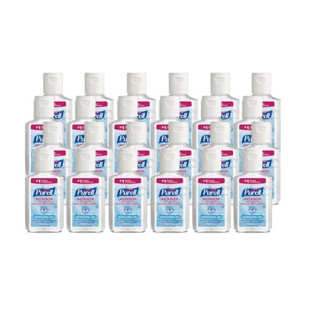 PURELL 2 oz. Flip-Cap Bottle Advanced Refreshing Gel Hand Sanitizer - Clean Scent (24/Carton)